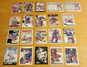 Mike Richter Lot of 36 Cards/Stickers w/1 Insert NHL Hockey New York Rangers - Picture 1 of 3