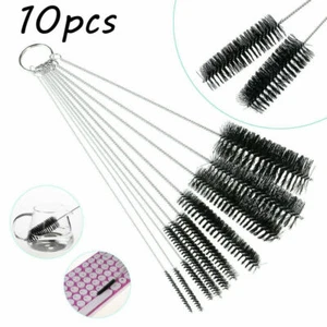 10x Drahtbürsten Bohrlochbürsten Reinigungsbürsten Bürste Bohrlöcher Rundbürste - Bild 1 von 11