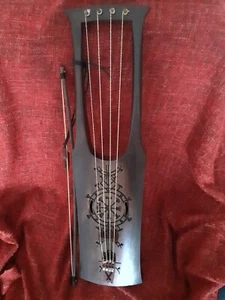 Basso Talharpa, lira vichinga, strumento musicale, tagelharpa, strakharpa - Foto 1 di 10