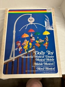 De Colección Dolly Toys Maravilloso Mundo de Disney Musical Cuna Móvil Mickey Mouse BONITO - Imagen 1 de 9