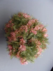 Scrunchie capelli ciglia all'uncinetto fatto a mano verde lime rosa - Foto 1 di 1