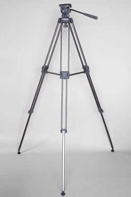 Libec TH-650DV 2级铝制三脚架和视频平移头带快速释放板 — 第 1/4 张图片