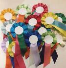  Rosettes Pack Of 10 Blank Rosettes Mixed Colours Lowest Priced On Ebay!!!!