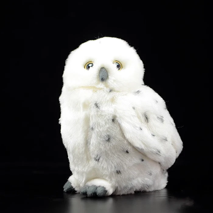 18Cm Simulation Small Snowy Owl Doll Cute White Owl Doll Plush Toy Gift - Image 1 of 4