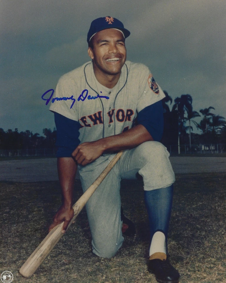 Tommy Davis Autographed Signed 8x10 Photo - MLB NY Mets Dodgers Orioles - w/COA - Image 1 of 1