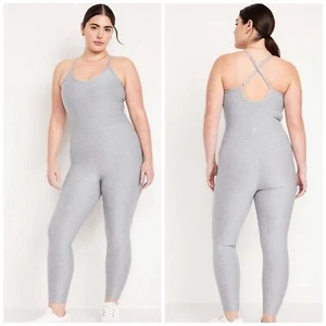 Old Navy Cloud+ V-Neck Sleeveless 7/8 Adjustable Straps Bodysuit Sizes 3X - Picture 1 of 5