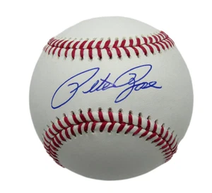 Pete Rose Autographed Rawlings OML Baseball Cincinnati Reds JSA - Picture 1 of 3