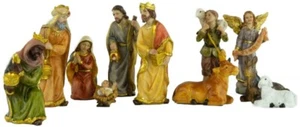 Wunderschöne handbemalte Krippenfiguren 12-tlg., ca. 9,5 cm, K 650-9 - Bild 1 von 1