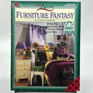 Furniture Fantasy One Stroke Decorative Painting by Donna Dewberry 2001 Booklet - Picture 1 of 2