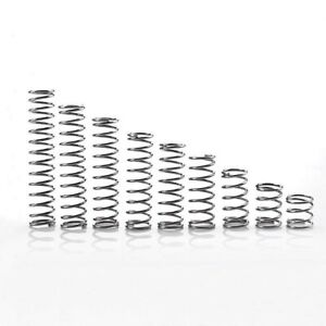 10ps 304 Stainless Steel Compression Spring damping Small Springs Wire Dia 0.3mm