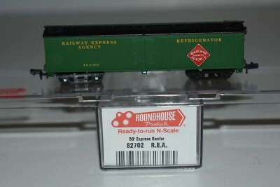 Frigorífico N Roundhouse 82702 Railway Express Agency 50' puerta única 1842 C18097 Foto 1 de 2