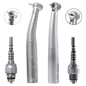 Pieza de mano con botón pulsador de fibra óptica dental estándar/cabeza grande/acoplador 6 orificios - Imagen 1 de 79