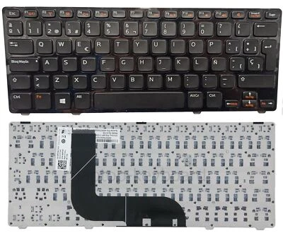 New Genuine SPANISH keyboard Dell Inspiron 14Z 5423 13Z 5323 1618l Vostro 3360 - Image 1 of 2