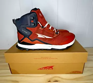 ALTRA Lone Peak ALL-WTHR Mid 2 Hiking Trail Shoes Hightops Mens 9.5 Orange Clay - Picture 1 of 16