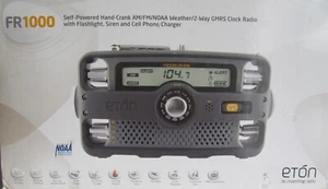 ETON FR1000 VOICELINK AM/FM/NOAA WEATHER EMERGENCY 2-WAY GMRS RADIO. - Picture 1 of 7