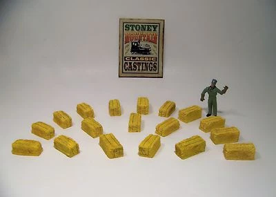 SMC-450 18 Piece Hay Bale Set O, On30-Scale   (unfinished) - Image 1 of 3