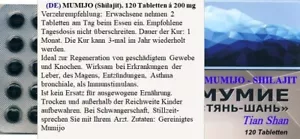 Shilajit - from the Tien Shan Mountains (Мумиё с гор Тянь-Шаня), 120 tablets - Picture 1 of 7