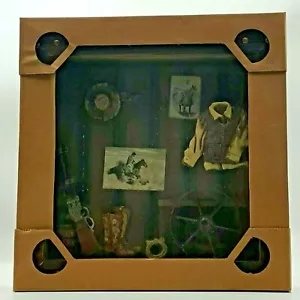 Island Creek Trading Co. American West Scene With Wheel 14" Wide Cowboy Western - Picture 1 of 12