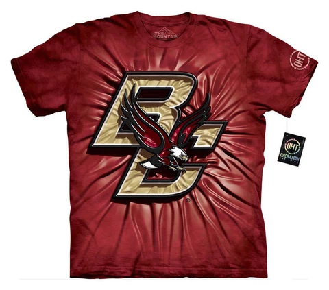 Boston College Eagles T-Shirt by The Mountain-----Brand New Cover