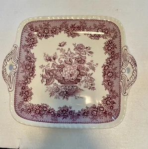 Mason’s Ironstone Square Serving Platter (Mulberry) Ascot England - Picture 1 of 10
