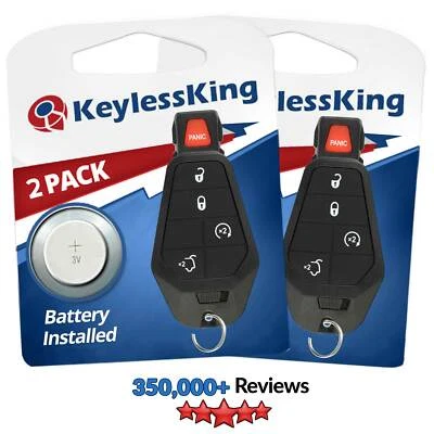 Fits 2008 2009 2010 Jeep Commander Keyless Remote 5b 2x M3N5WY783X IYZ-C01C Foto 1 de 4