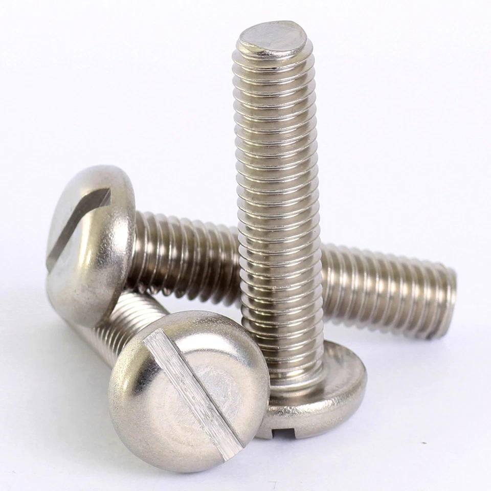 BOLT BASE M2.5 STAINLESS SLOTTED PAN HEAD MACHINE SCREWS
