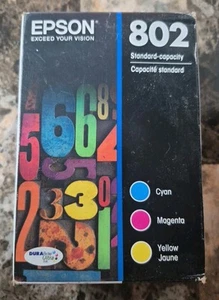 Epson 802 (T802520) Tri-Color Tintenpatrone versiegelt abgelaufen - Bild 1 von 4