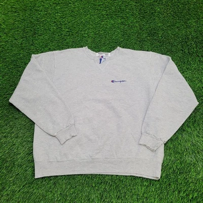 Sudadera Vintage Champion Distressed Mujer XL 24x23 Boxy Foto 1 de 4