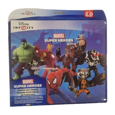 Álbum de disco eléctrico Disney Infinity 2.0 Marvel Super Heroes contiene 21 discos carpeta Foto 1 de 4
