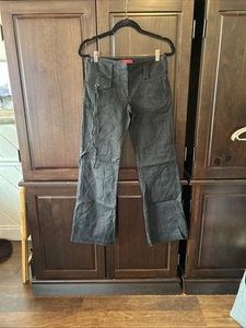 Zinc Black Full Cut Wide Waist Stretch Pants 5 - Picture 1 of 9