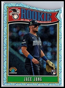 2025 Bowman Jace Jung Rookie of the Year Favorites Mega Box Refractor RC Tigers - Bild 1 von 10