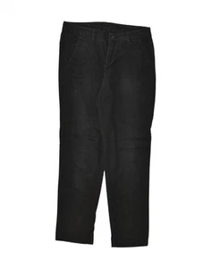BENETTON Womens Slim Chino Trousers US 8 Medium W30 L27 Black Cotton BI69 - Picture 1 of 4