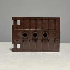 Lego 93096 Tür 1x5x3 mit 3 Noppen und Griff Holzmaserung Textur braun - Bild 1 von 2