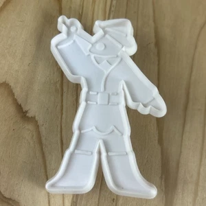 "Cortador de galletas Pipers Piping 4"" blanco con mango 12 días de Navidad" - Imagen 1 de 4