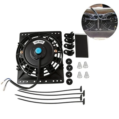 6 Inch Fan 12V Cooling Fan Efficient Heat Dissipation Strong Wind Output - Image 1 of 4