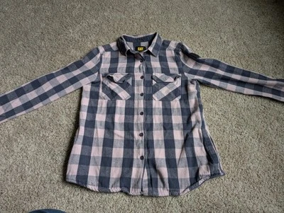 SOBRECAMISA MUJER FRANELA CUADROS BÚFALO GATO Foto 1 de 3