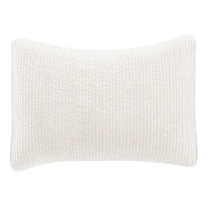 Neu in Packung - Hiend Accents Stone Washed King Velvet (1) Kissenbezug weiß - Bild 1 von 1