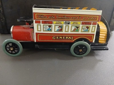 Blechspielzeug Bus Doppeldecker GENERAL - Bild 1 von 4