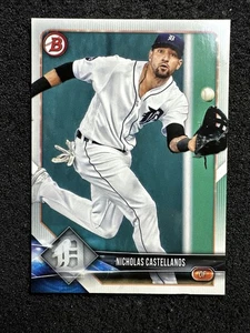 NICHOLAS CASTELLANOS #17 2018 Bowman Baseball QTY Detroit Tigers - Picture 1 of 2