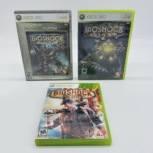 Xbox 360 Bioshock Trilogy : BioShock / BioShock 2 / BioShock Infinite - All CIB - Bild 1 von 10