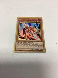 YuGiOh - Rokket Tracer - Maximum Gold - MGED-EN020 - MISPRINT - NM 🔥🔥🔥 - Picture 1 of 3