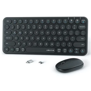 Mini Computer Wireless Keyboard and Mouse Combo, Colorful Compact Silent Line... - Picture 1 of 7