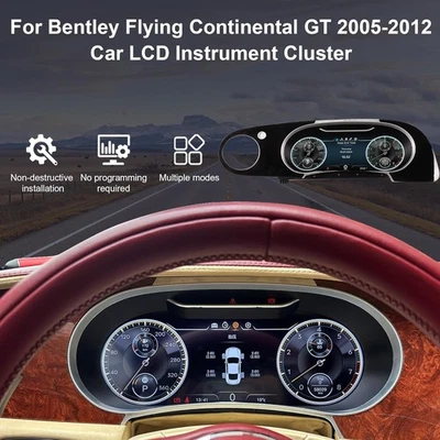 Velocímetro digital LCD para Bentley Flying Spur Continental GT 2005-12 Foto 1 de 4