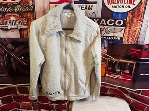 New Orleans Saints WEAR By Erin Andrews Womens Full Zip Jacket Size Large - Picture 1 of 5