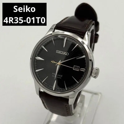 Seiko Presage Cocktail Time 4R35-01T0 Automatic Dark Green Dial Mens Watch Japan - Image 1 of 4