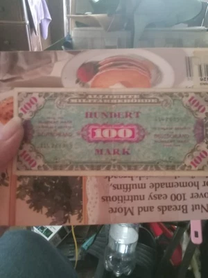 Billete circulado Alemania serie 100 marcos de 1944 segunda guerra mundial  Foto 1 de 2