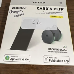 Pebblebee Essentials 3 - Pack (2 Clip & 1 Card) • Rechargeable Item Finder - Photo 1 sur 5