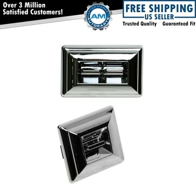 Juego de 2 pares de interruptores de ventana eléctrica cromados para Chevy GMC Pontiac Foto 1 de 4