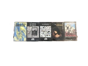 Vintage Lot 5 Cassette Tape 80s Rock Music Ozzy Osbourne Led Zeppelin - Bild 1 von 4