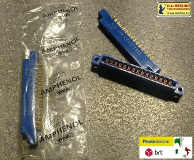 Edge Connector Double Sided 15x2 Position Amphenol 225J-21521-487 - NEW Qty 2 - Imagen 1 de 4